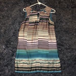 FOREVER 21 Blue Printed Shift Dress
